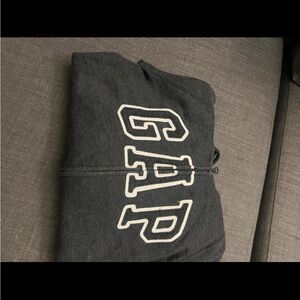 GAP Black Zip-Up Hoodie